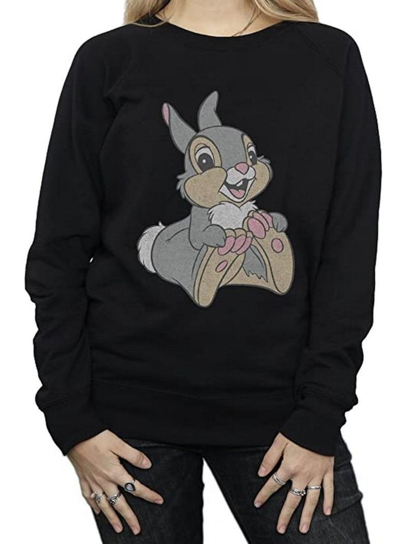Disney - Sweat CLASSIC (Panpan) Noir - Kiabi