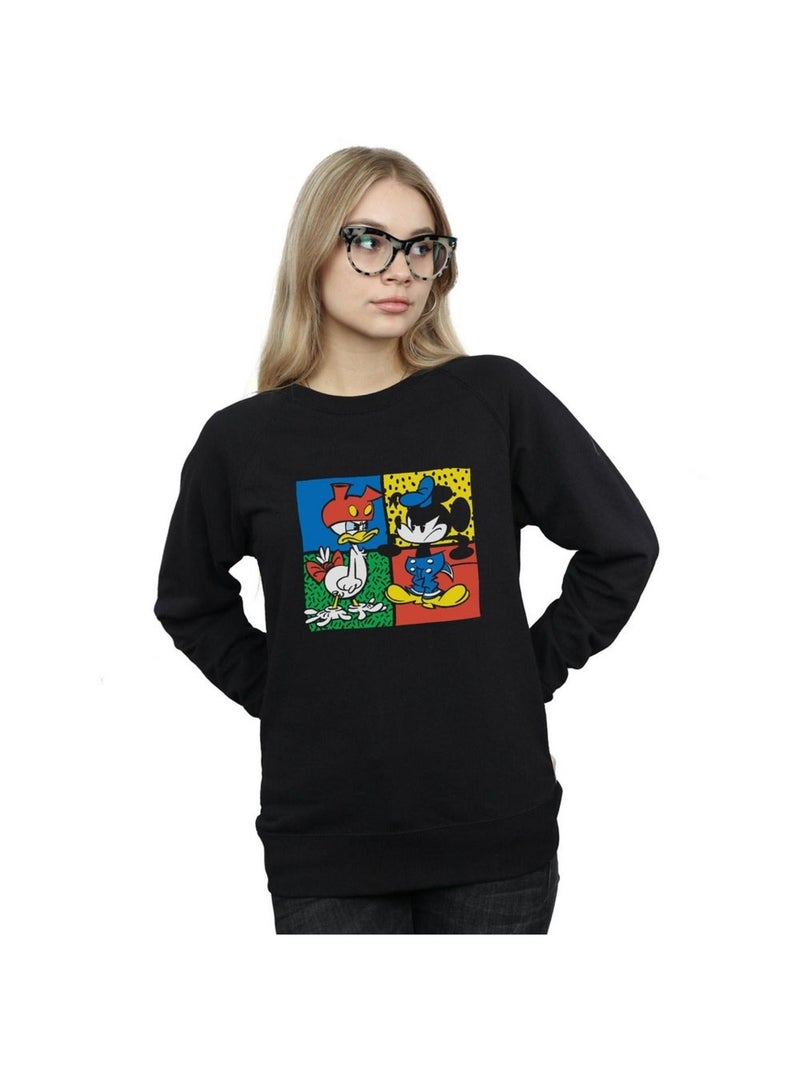 Disney - Sweat CLOTHES SWAP Noir - Kiabi