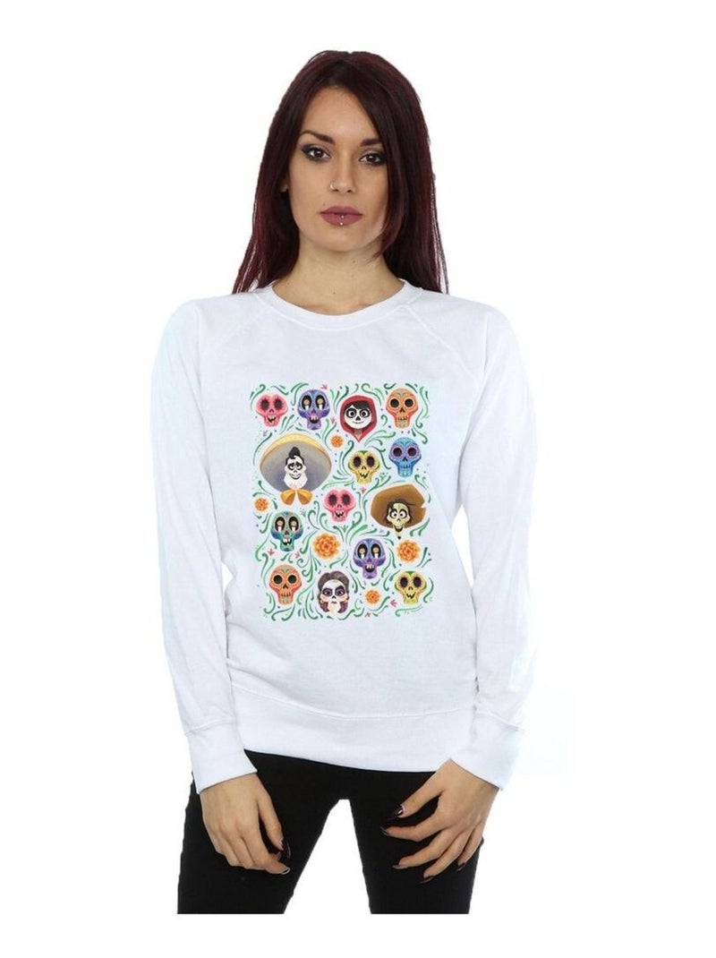 Disney - Sweat COCO Blanc - Kiabi