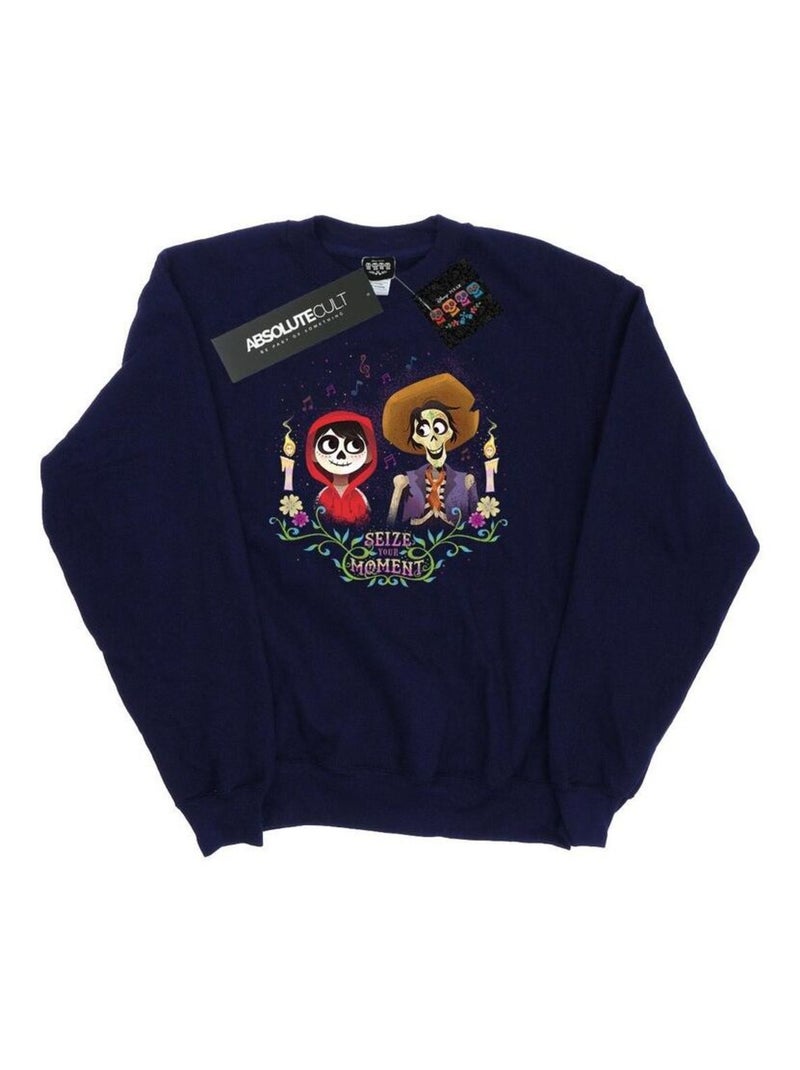 Disney - Sweat COCO Bleu marine - Kiabi