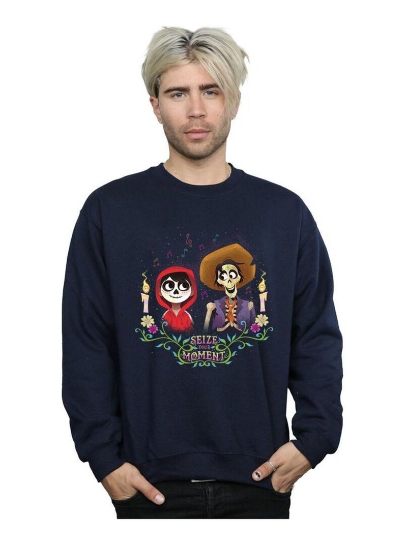 Disney - Sweat COCO Bleu marine - Kiabi