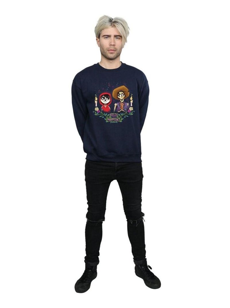 Disney - Sweat COCO Bleu marine - Kiabi