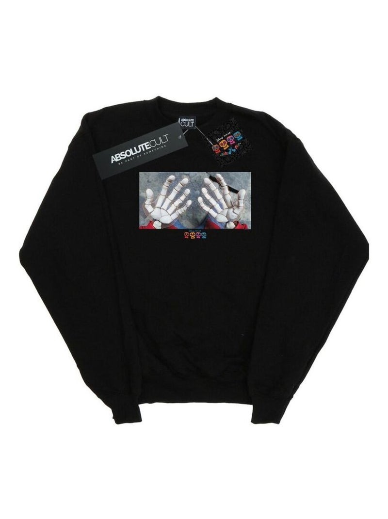 Disney - Sweat COCO HANDS Noir - Kiabi