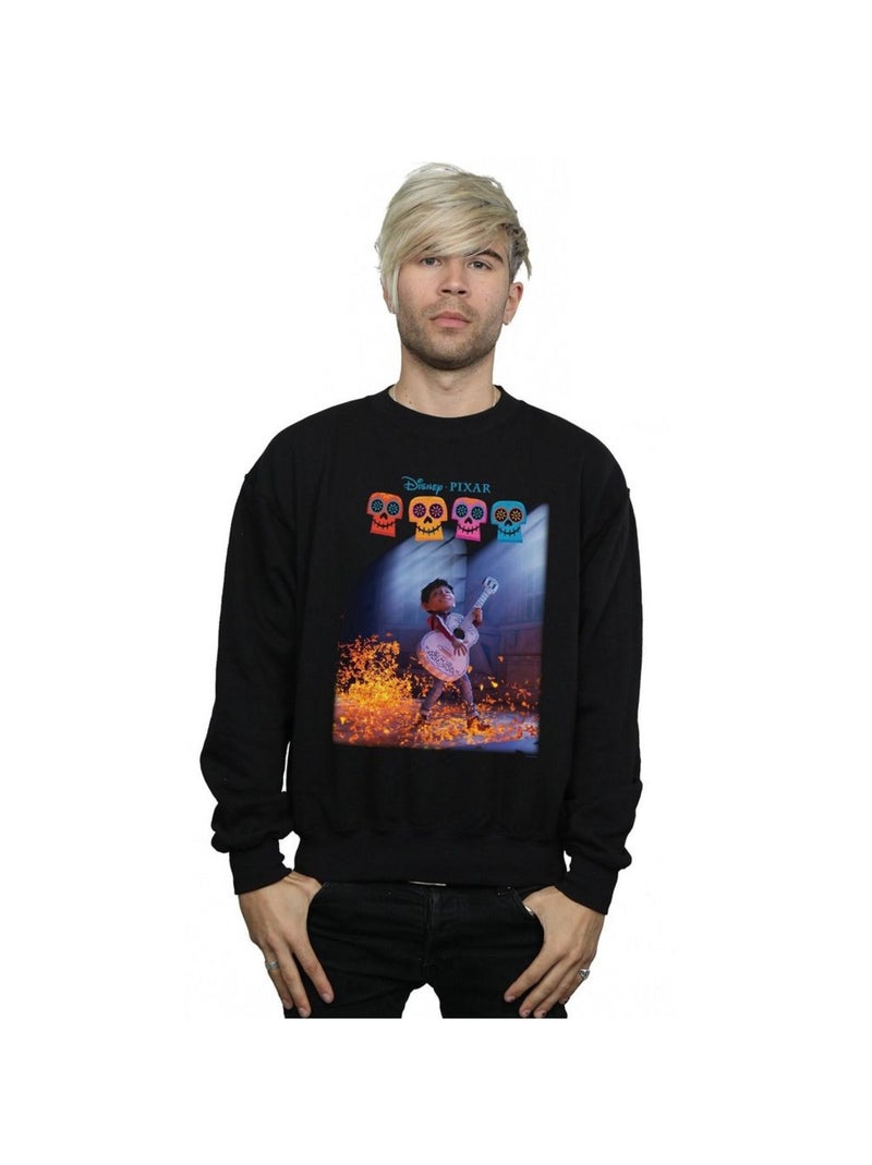 Disney - Sweat COCO PLAYING GUITAR Noir - Kiabi