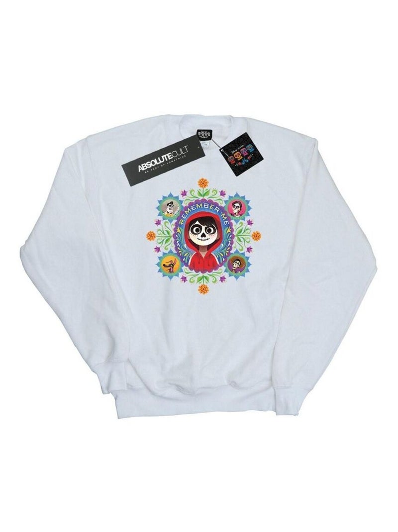 Disney - Sweat COCO REMEMBER ME Blanc - Kiabi