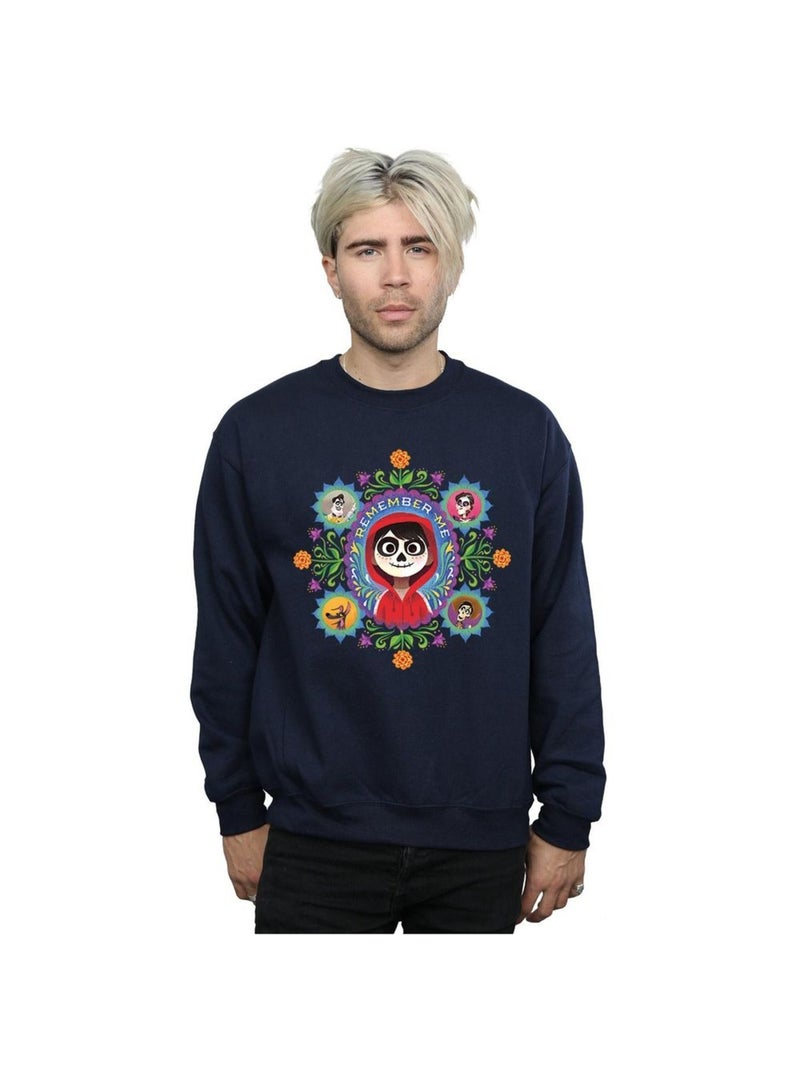 Disney - Sweat COCO REMEMBER ME Bleu marine - Kiabi