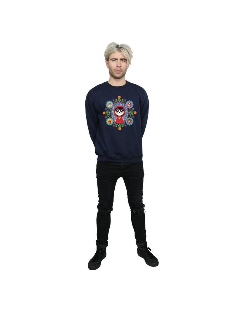 Disney - Sweat COCO REMEMBER ME Bleu marine - Kiabi