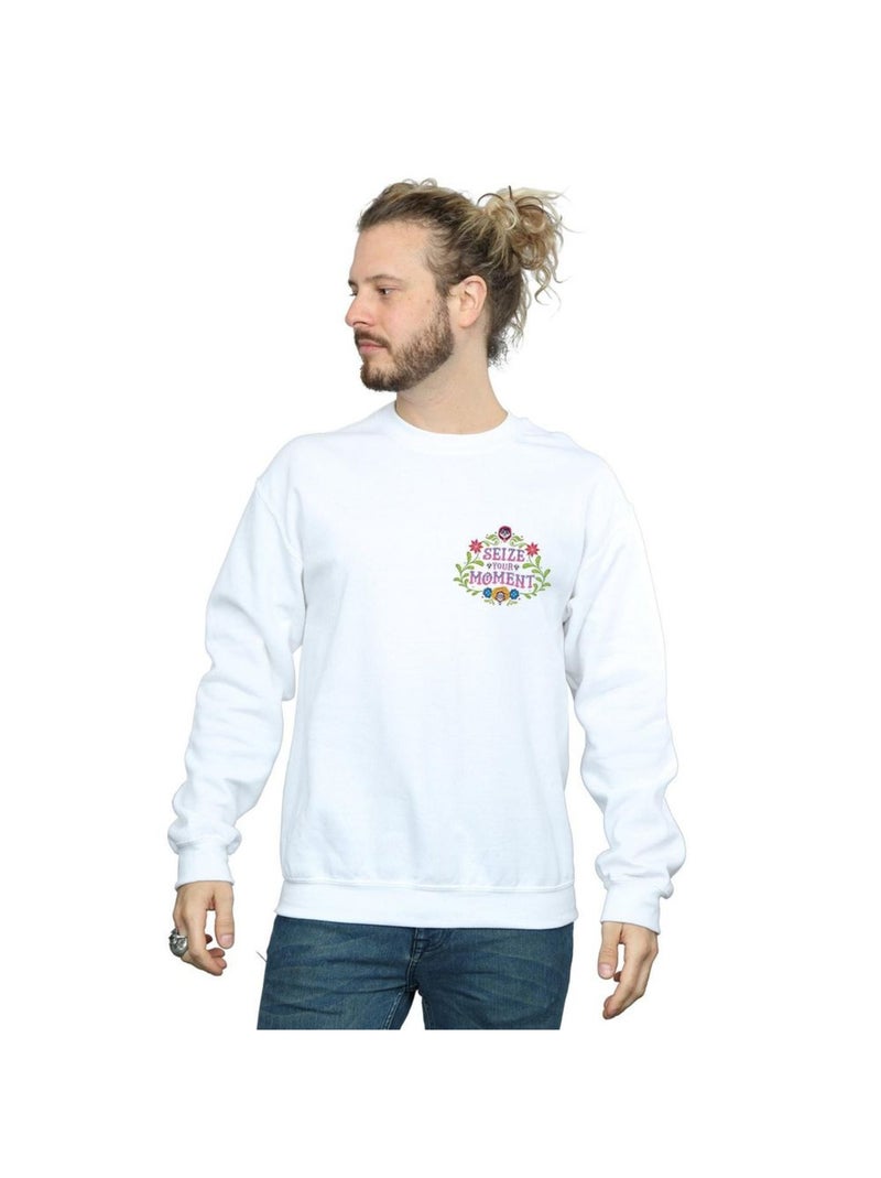 Disney - Sweat COCO SEIZE YOUR MOMENT Blanc - Kiabi
