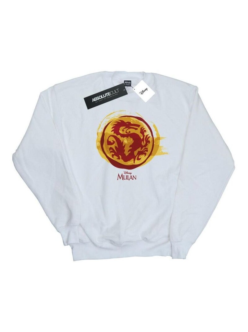 Disney - Sweat COURAGE Blanc - Kiabi