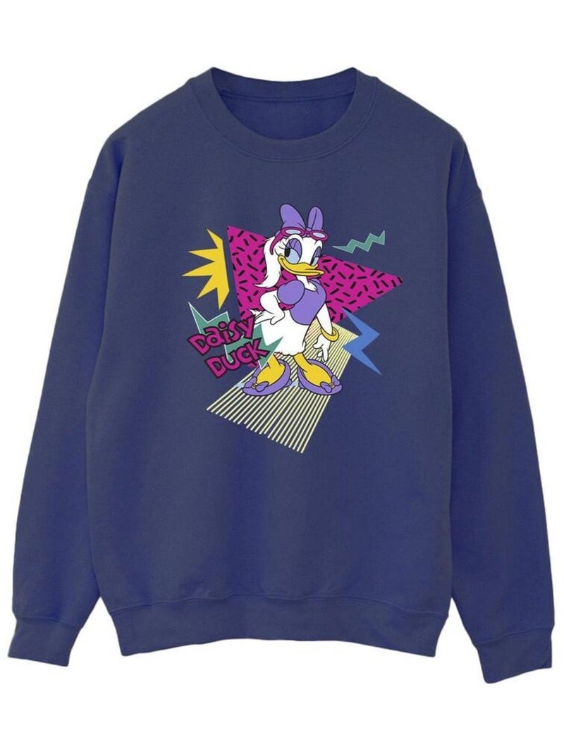 Disney - Sweat DAISY DUCK COOL Bleu marine - Kiabi