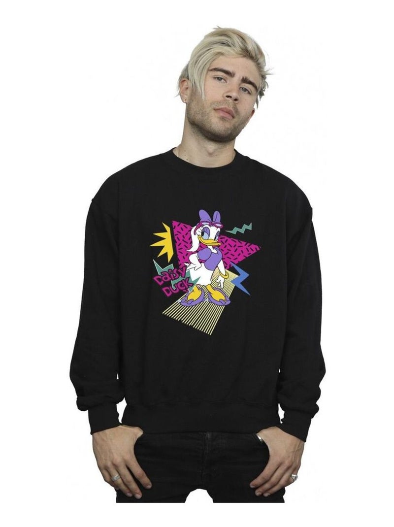 Disney - Sweat DAISY DUCK COOL Noir - Kiabi