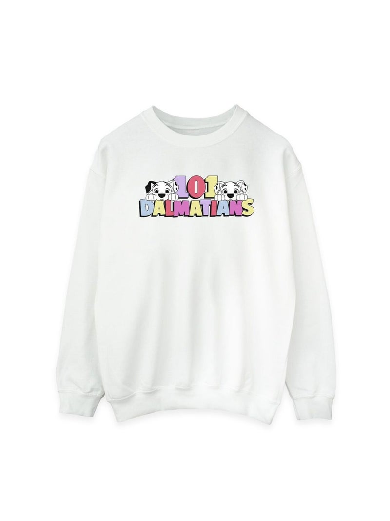 Disney - Sweat DALMATIANS Blanc - Kiabi