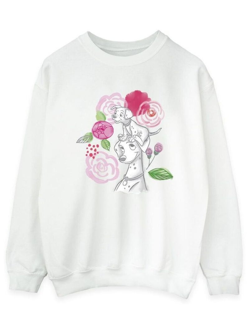 Disney - Sweat DALMATIANS Blanc - Kiabi