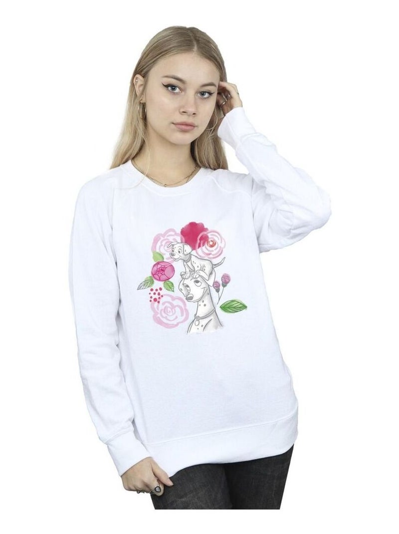 Disney - Sweat DALMATIANS Blanc - Kiabi