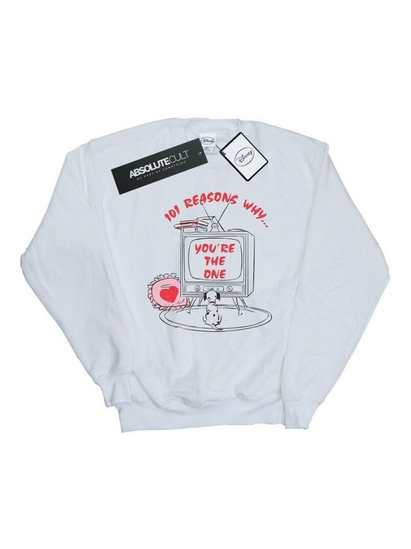 Disney - Sweat DALMATIANS Blanc - Kiabi
