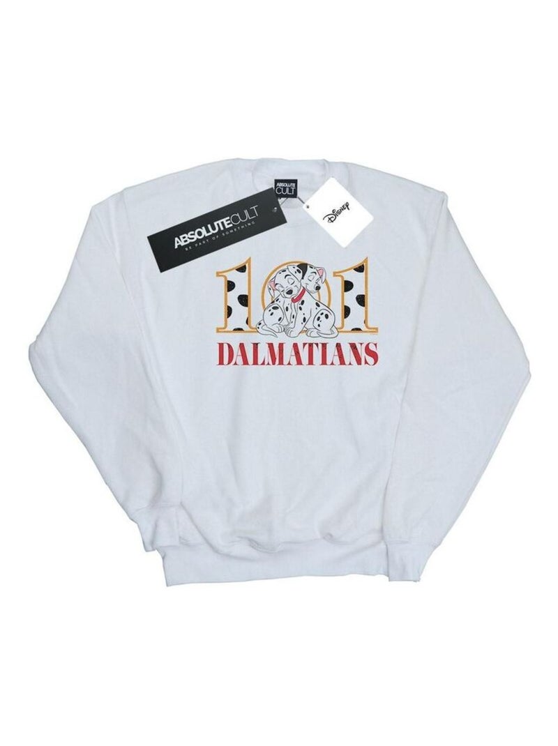 Disney - Sweat DALMATIANS Blanc - Kiabi