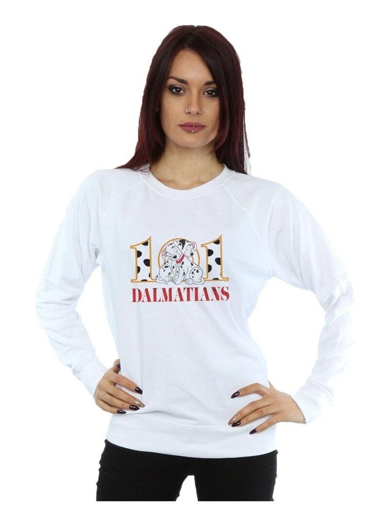 Disney - Sweat DALMATIANS Blanc - Kiabi