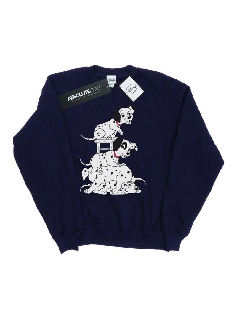 Disney - Sweat DALMATIANS Bleu marine - Kiabi
