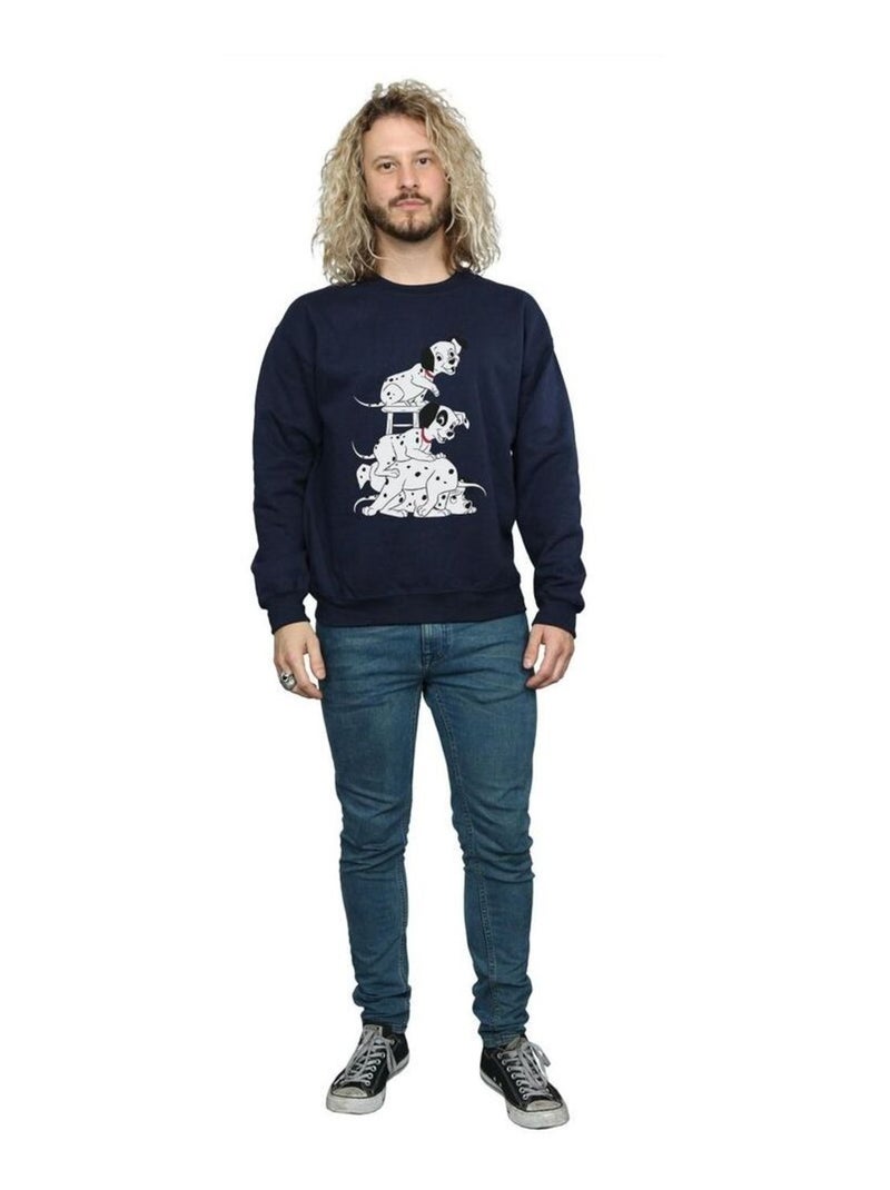 Disney - Sweat DALMATIANS Bleu marine - Kiabi