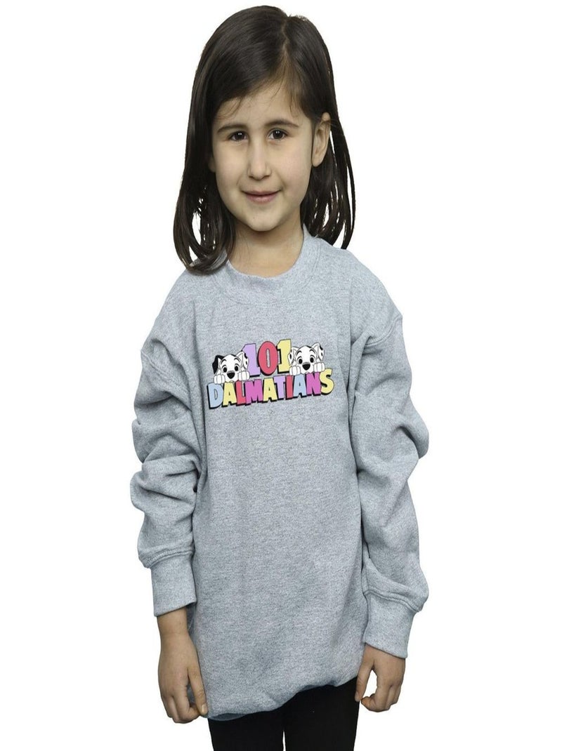 Disney - Sweat DALMATIANS Gris chiné - Kiabi