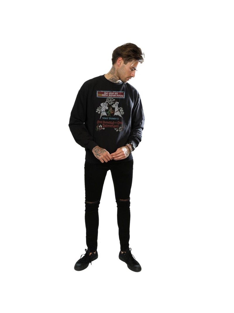 Disney - Sweat DALMATIANS Noir - Kiabi