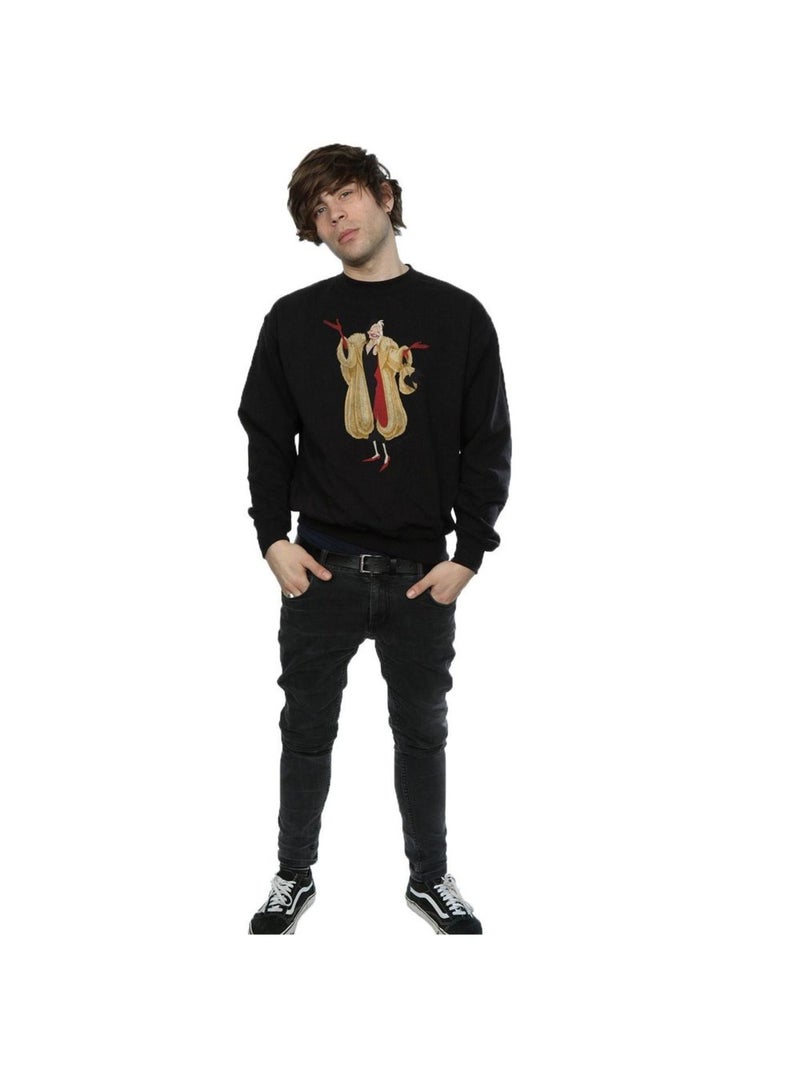 Disney - Sweat DALMATIANS Noir - Kiabi