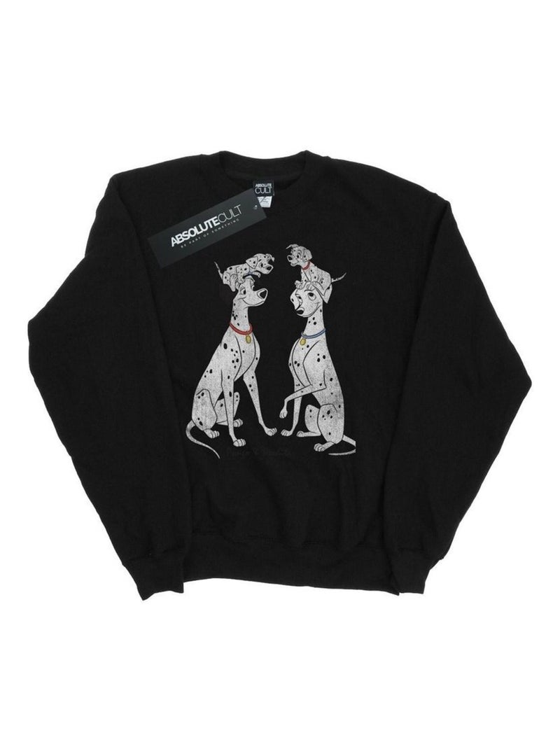 Disney - Sweat DALMATIANS PONGO AND PERDITA Noir - Kiabi