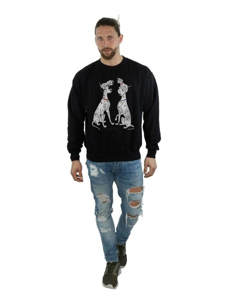 Disney - Sweat DALMATIANS PONGO AND PERDITA Noir - Kiabi
