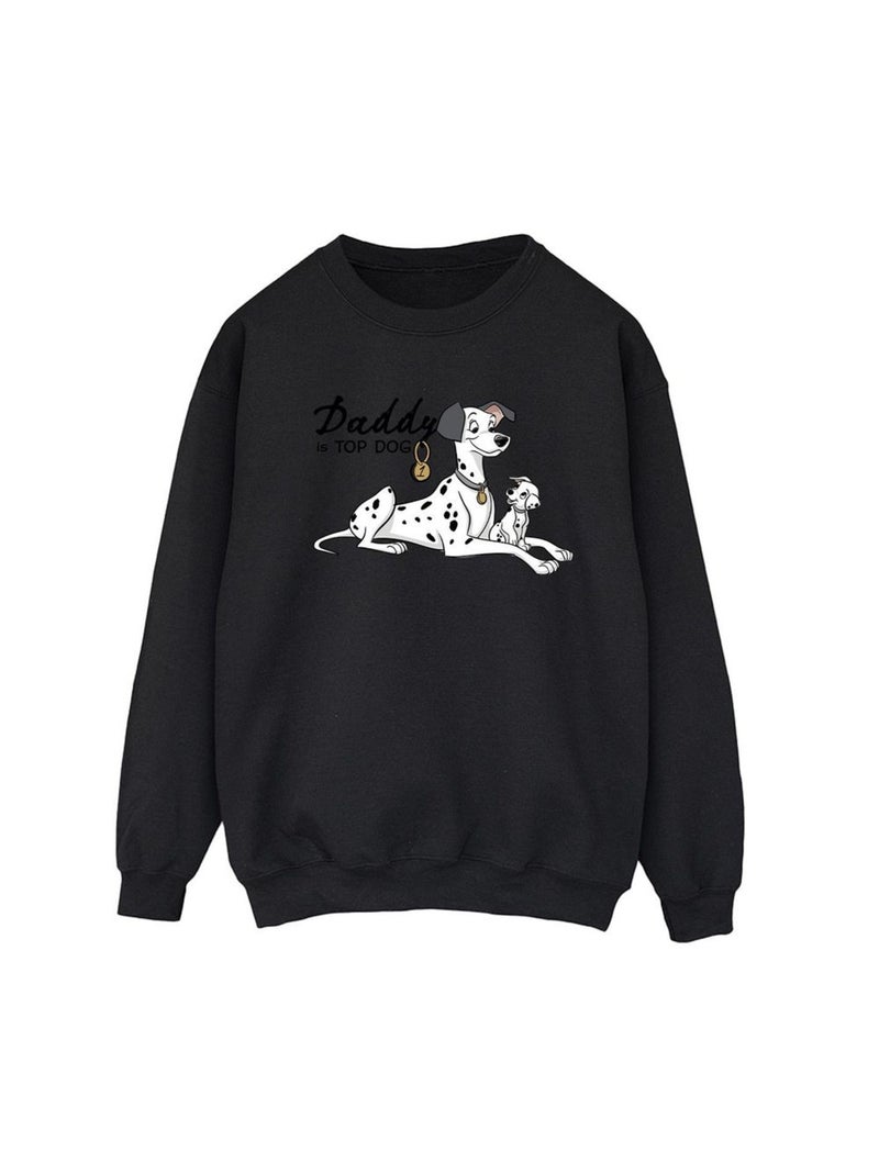 Disney - Sweat DALMATIANS TOP DOG Noir - Kiabi
