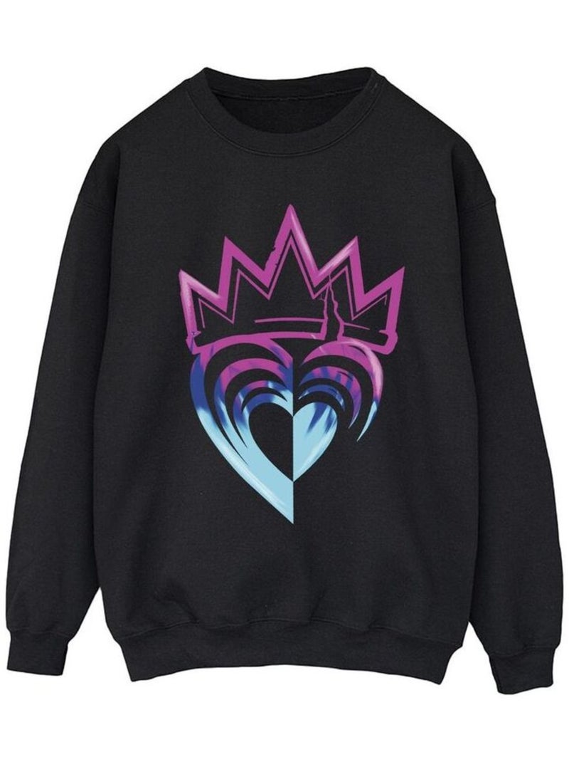 Disney - Sweat DESCENDANTS Noir - Kiabi