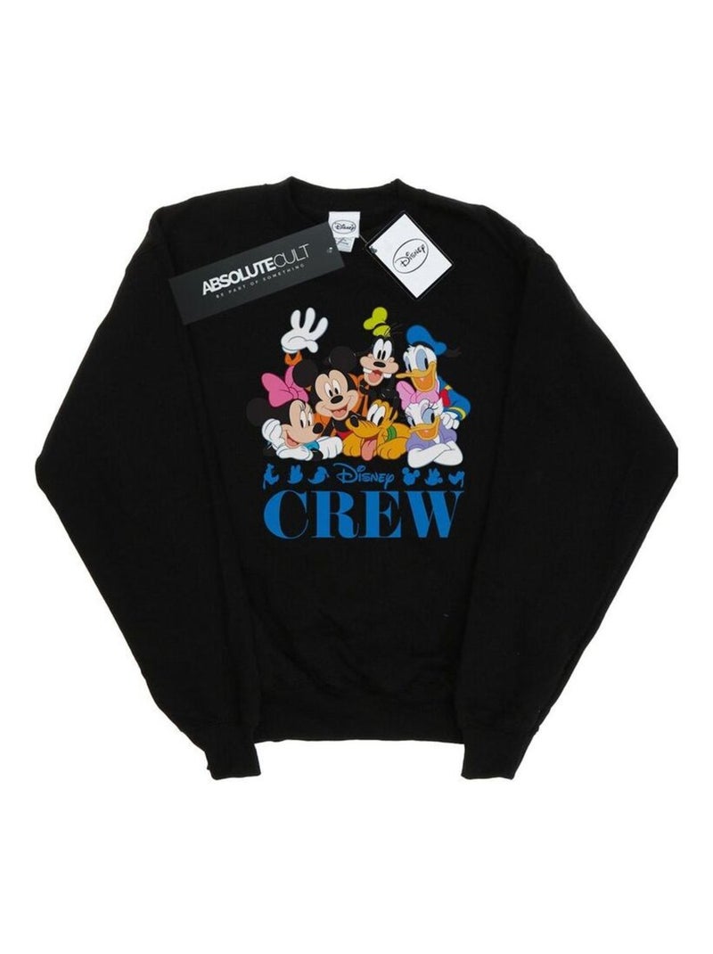 Disney - Sweat DISNEY FRIENDS Noir - Kiabi