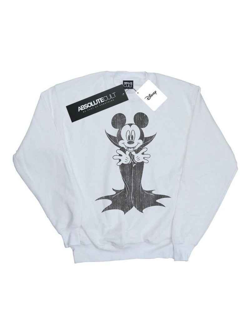 Disney - Sweat DRACULA Blanc - Kiabi