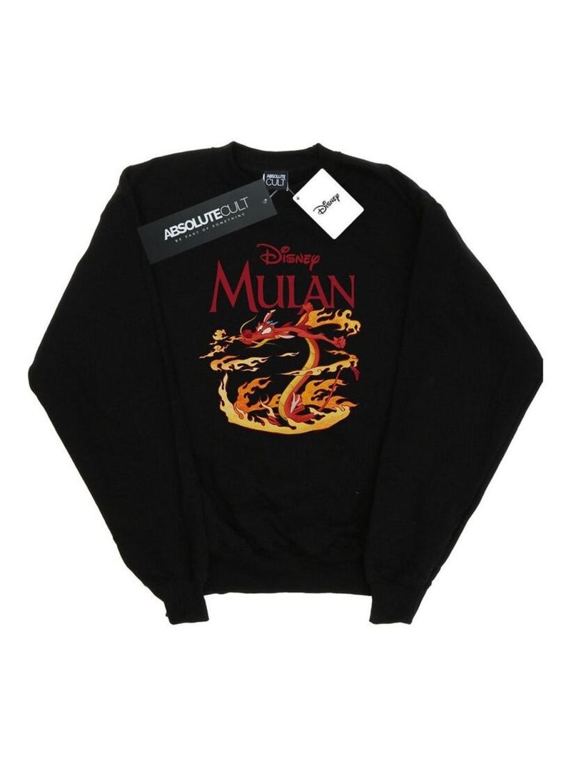 Disney - Sweat DRAGON FIRE Noir - Kiabi