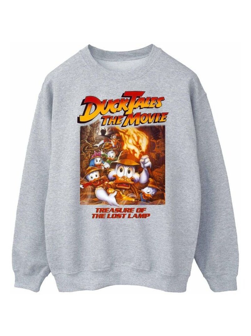Disney - Sweat DUCK TALES Gris chiné - Kiabi