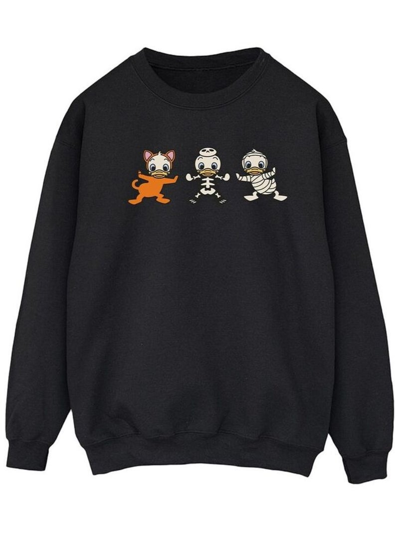 Disney - Sweat DUCK TALES HALLOWEEN Noir - Kiabi