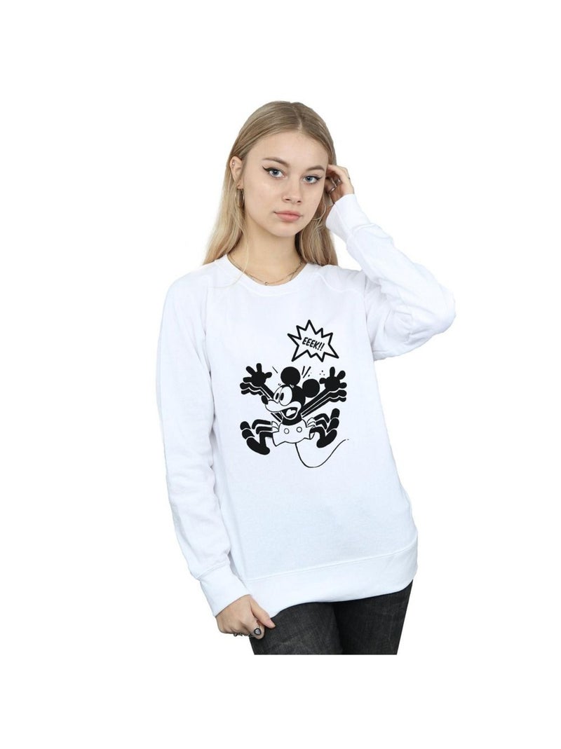 Disney - Sweat EEEEEK! Blanc - Kiabi