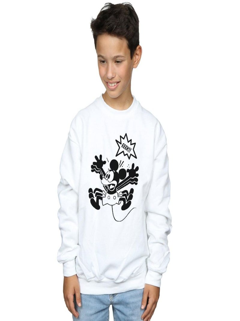 Disney - Sweat EEEEEK! Blanc - Kiabi