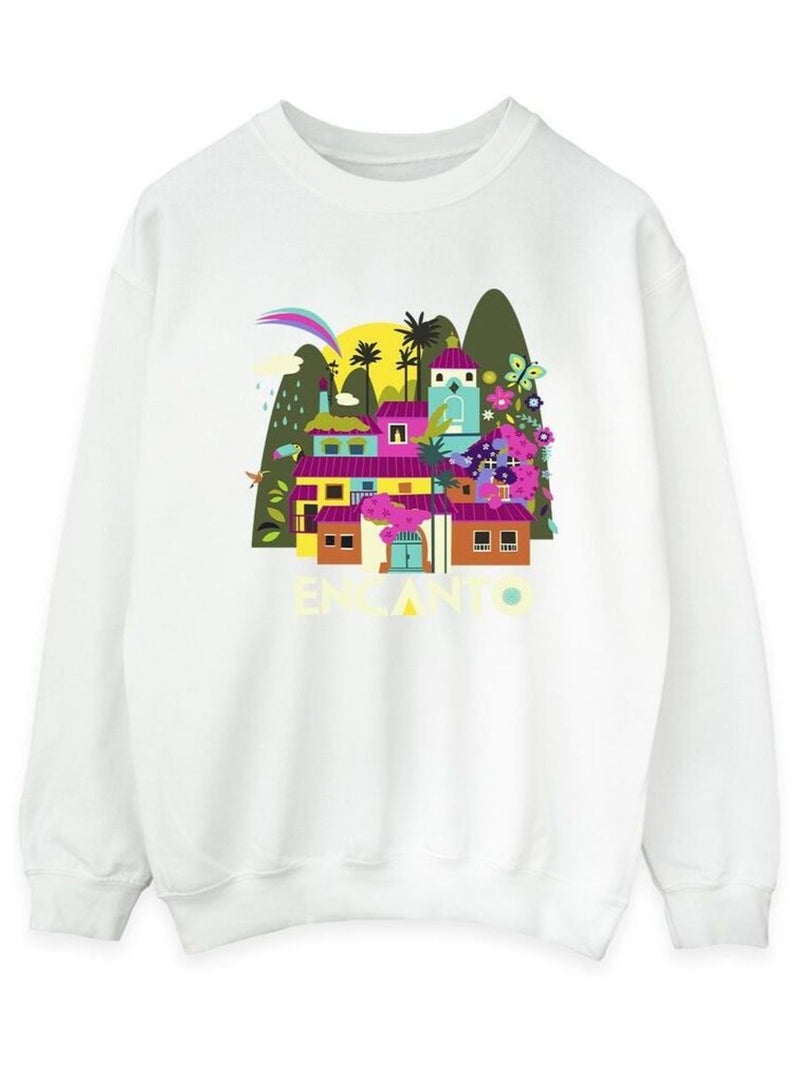Disney - Sweat ENCANTO MANY HOUSES Blanc - Kiabi