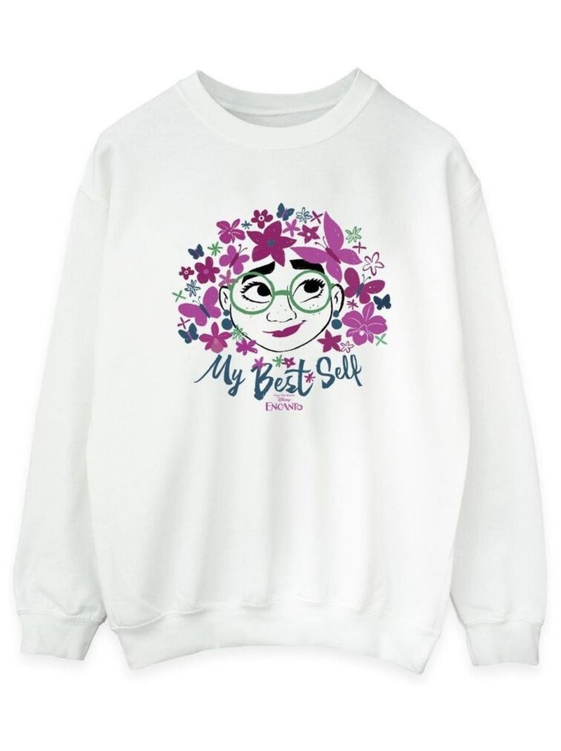 Disney - Sweat ENCANTO MY BEST SELF Blanc - Kiabi