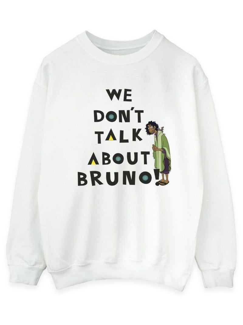 Disney - Sweat ENCANTO WE DONT TALK ABOUT BRUNO Blanc - Kiabi
