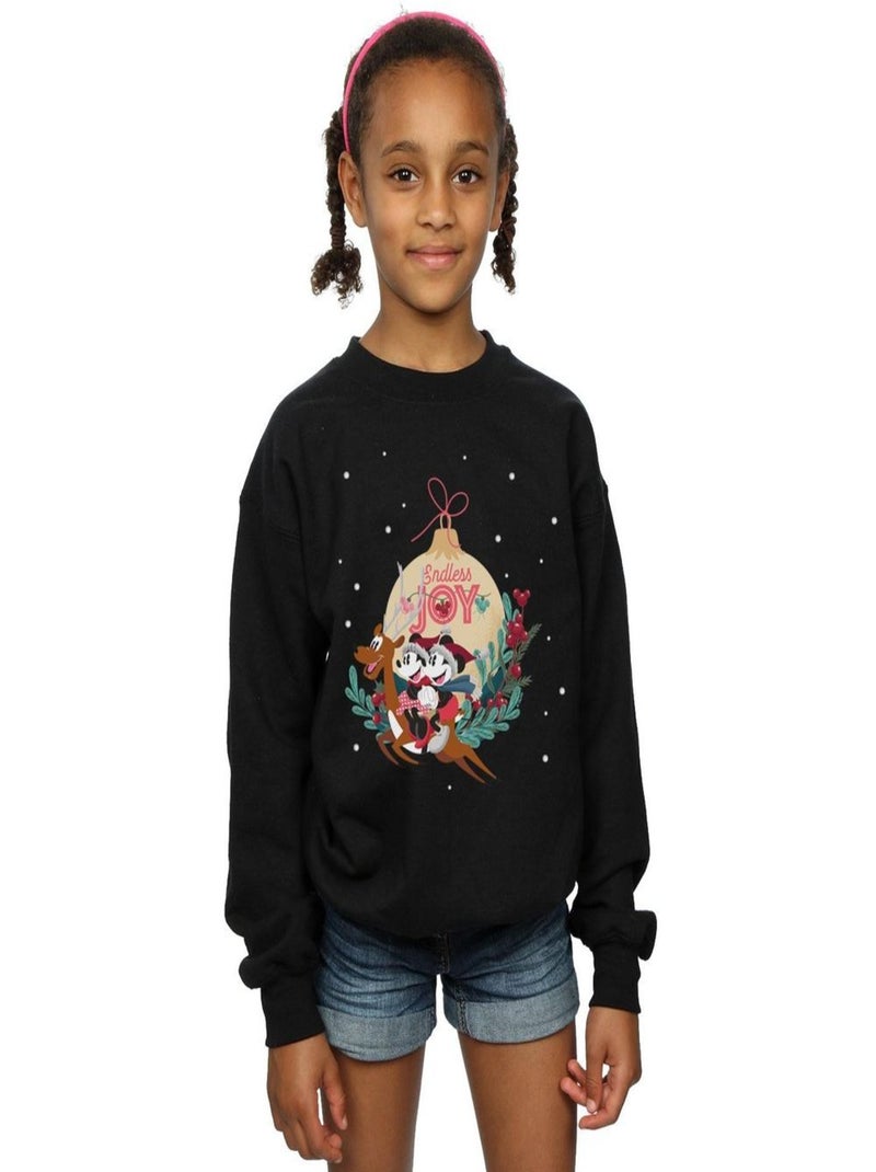 Disney - Sweat ENDLESS JOY Noir - Kiabi