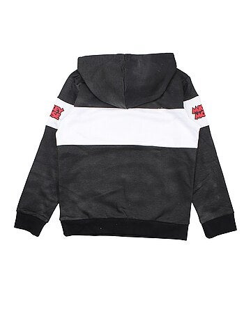 Disney - Sweat enfant capuche noir et blanc