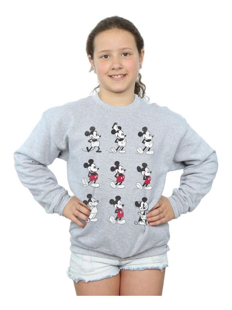 Disney - Sweat EVOLUTION Gris chiné - Kiabi