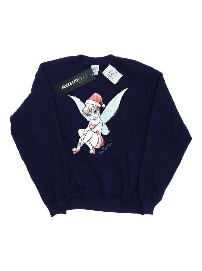 Disney - Sweat FAIRY Bleu marine - Kiabi