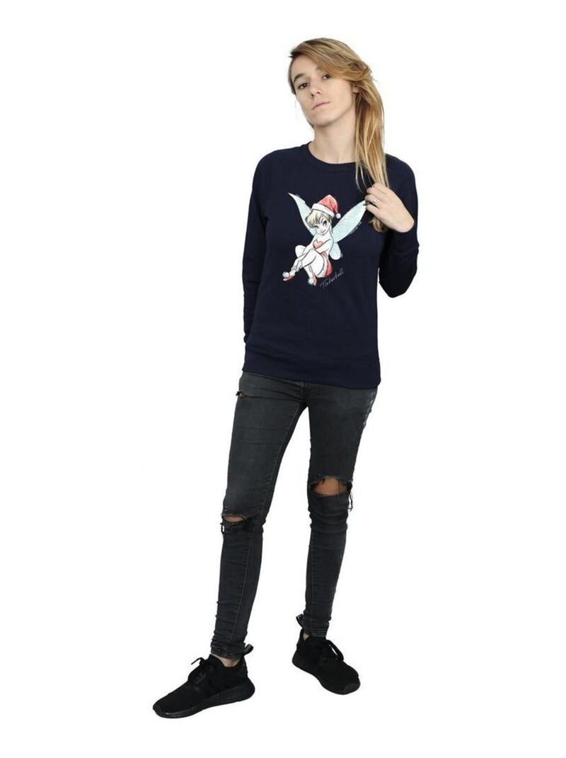 Disney - Sweat FAIRY Bleu marine - Kiabi