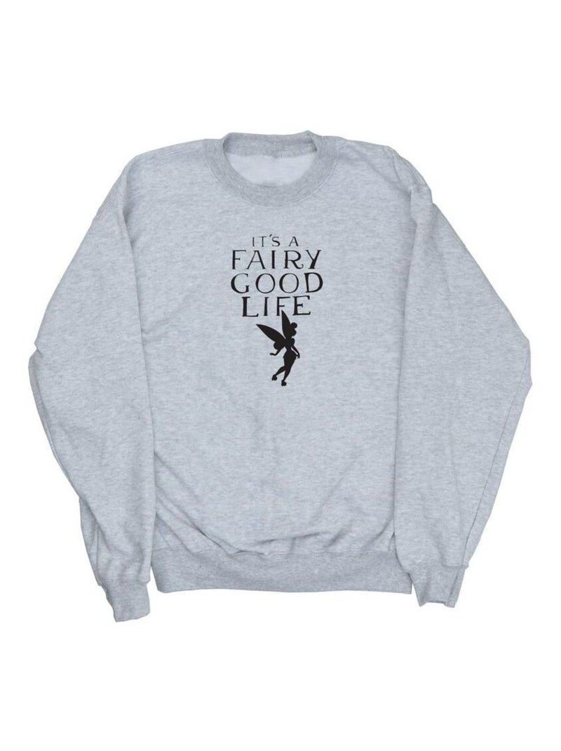 Disney - Sweat FAIRY GOOD LIFE Gris chiné - Kiabi