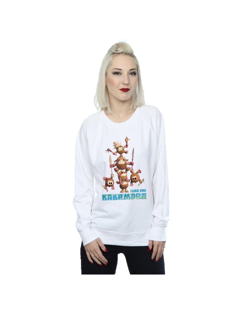Disney - Sweat FEAR THE KAKAMORA Blanc - Kiabi