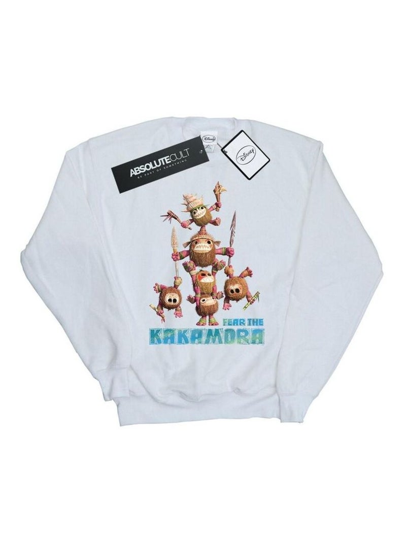 Disney - Sweat FEAR THE KAKAMORA Blanc - Kiabi