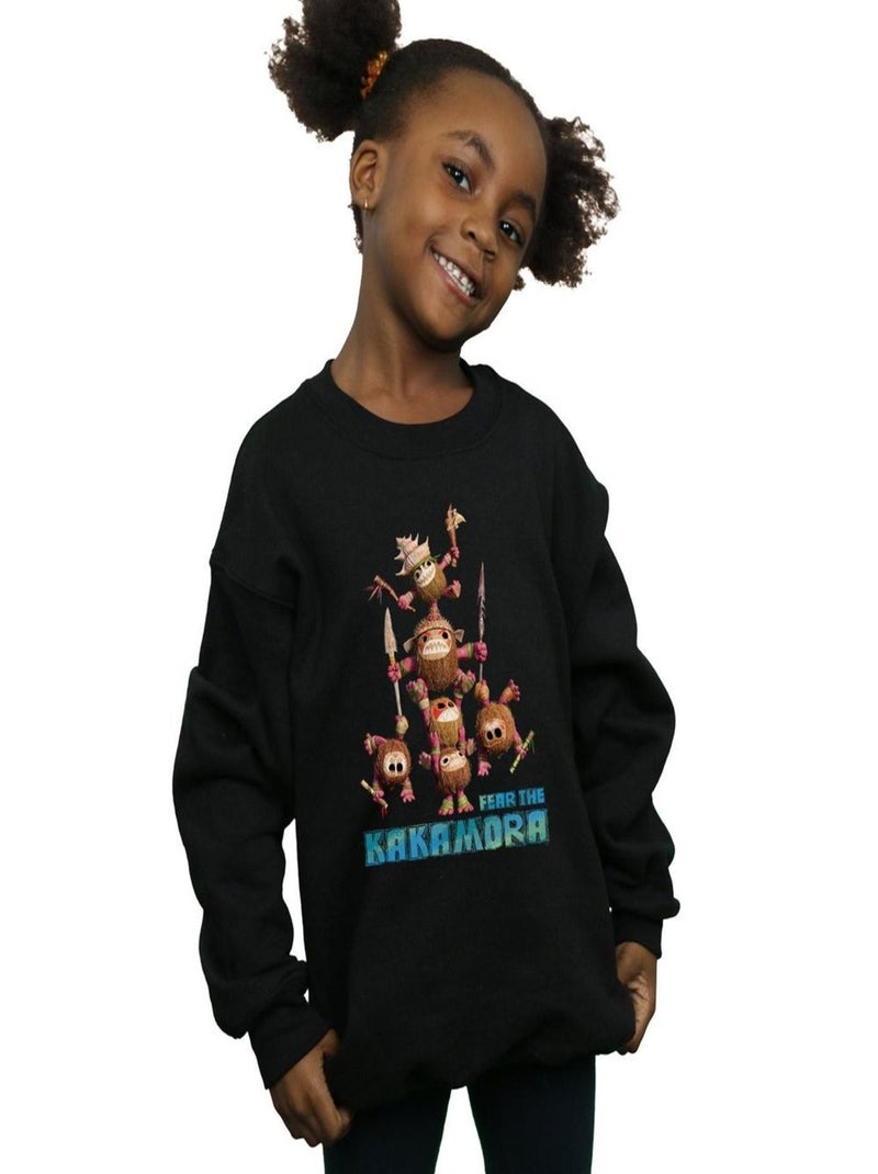 Disney - Sweat FEAR THE KAKAMORA Noir - Kiabi