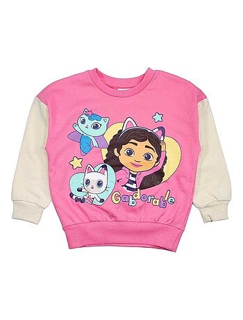 Disney - Sweat fille imprimé Gabby en coton